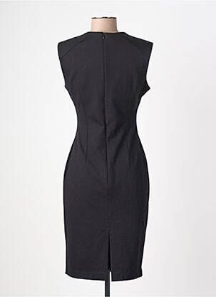 Robe mi-longue sans manche sans manche noir QUATRE VINGT JOURS femme