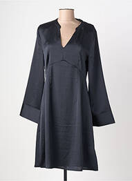 Robe mi-longue manches longues manches longues noir B.YOUNG femme