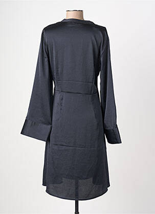 Robe mi-longue manches longues manches longues noir B.YOUNG femme