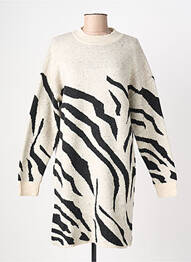Robe pull coupe cintrée manches longues beige LOLA ESPELETA femme