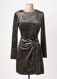 Robe courte fermeture zippée au dos manches longues vert MOLLY BRACKEN femme