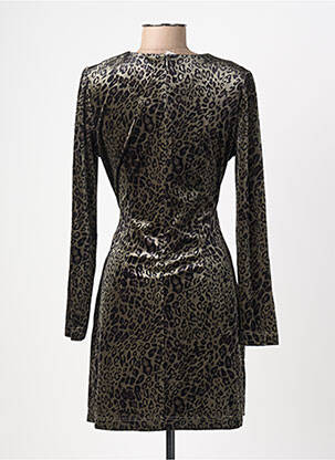 Robe courte fermeture zippée au dos manches longues vert MOLLY BRACKEN femme