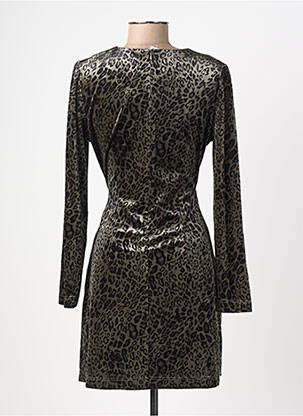 Robe courte fermeture zippée au dos manches longues vert MOLLY BRACKEN femme