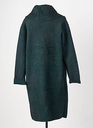 Manteau long coupe cintrée sans capuche vert LOLA ESPELETA femme