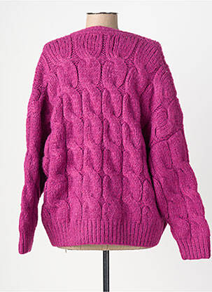 Gilet manches longues stretch violet MOLLY BRACKEN femme