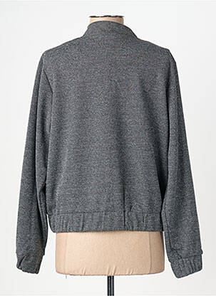 Blouson col v gris B.YOUNG femme