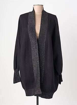 Gilet manches longues stretch noir MOLLY BRACKEN femme