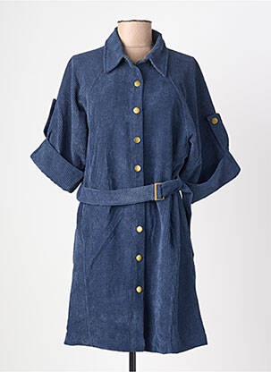 Robe courte manches courtes manches courtes bleu MOLLY BRACKEN femme