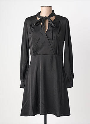 Robe courte manches longues manches longues noir MOLLY BRACKEN femme