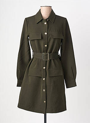 Robe courte manches longues manches longues vert TIFFOSI femme