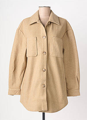 Veste casual coupe droite beige VILA femme