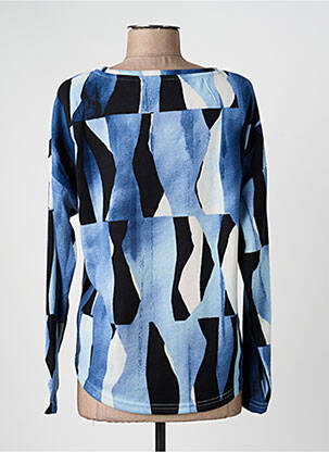 Pull coupe cintrée manches longues bleu B.YOUNG femme