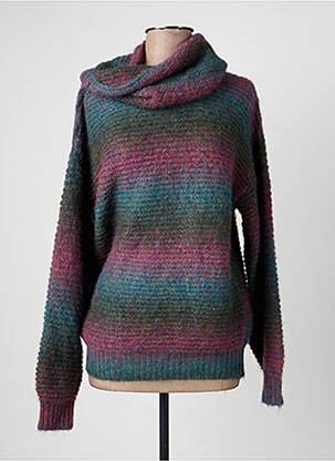 Pull stretch manches longues vert MOLLY BRACKEN femme