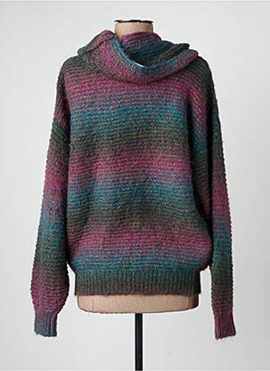 Pull stretch manches longues vert MOLLY BRACKEN femme