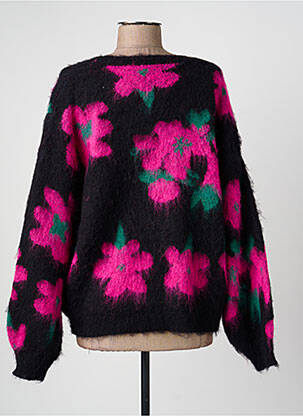 Pull stretch manches longues noir MOLLY BRACKEN femme