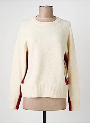 Pull stretch manches longues beige VILA femme