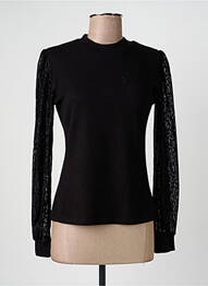 Top stretch manches longues noir MOLLY BRACKEN femme