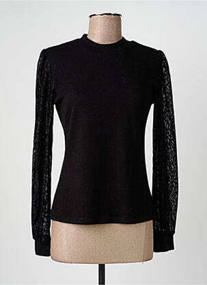 Top stretch manches longues noir MOLLY BRACKEN femme