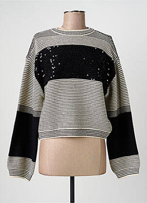 Pull stretch manches longues noir VILA femme