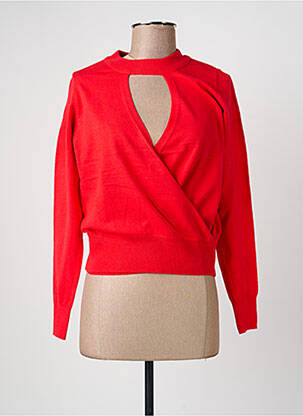 Pull stretch manches longues rouge VILA femme