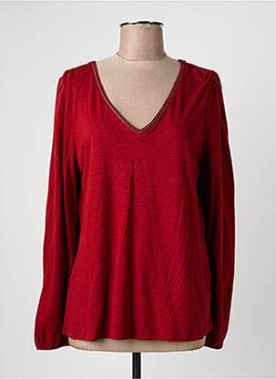 T-shirt manches longues manches longues rouge LOLA ESPELETA femme