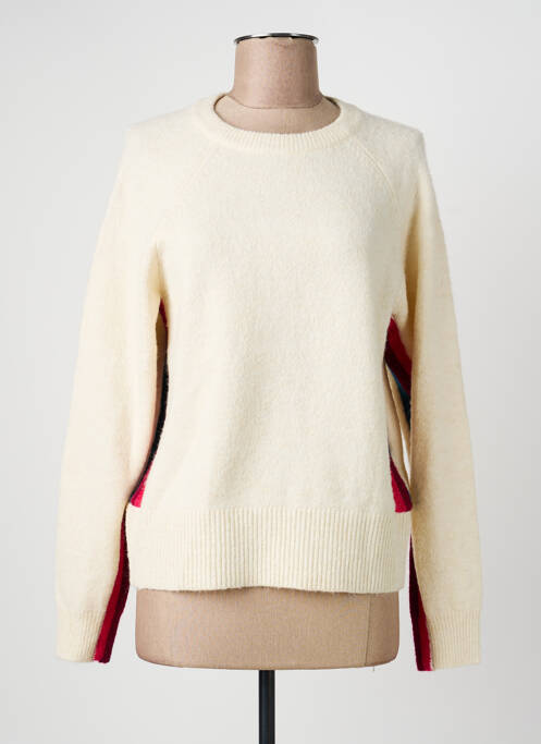 Pull stretch manches longues beige VILA femme