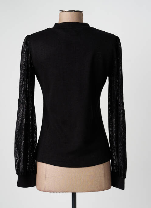 Top stretch manches longues noir MOLLY BRACKEN femme