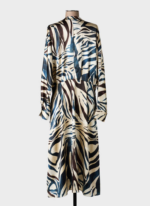 Robe longue manches longues manches longues beige SALSA femme