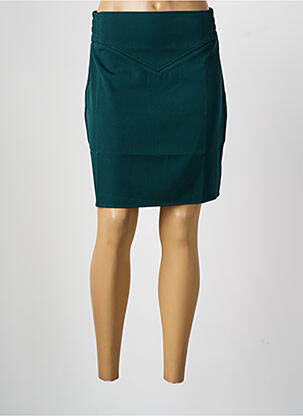 Jupe courte coupe droite vert MOLLY BRACKEN femme