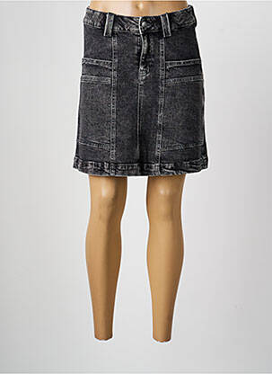 Jupe courte poches gris B.YOUNG femme