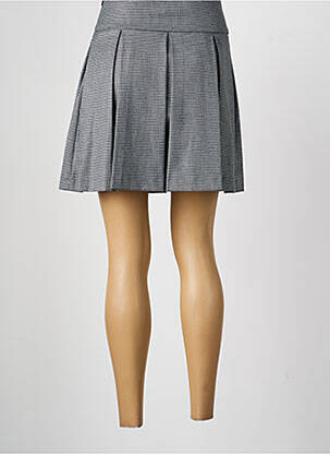Jupe courte coupe évasée gris MORGAN femme