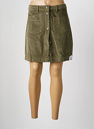 Jupe courte poches vert DEELUXE femme