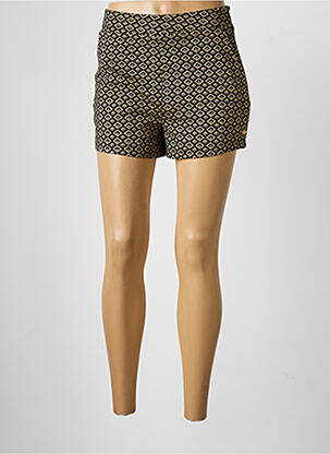 Short coupe droite noir DEELUXE femme