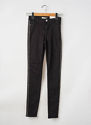 Pantalon slim poches noir MORGAN femme