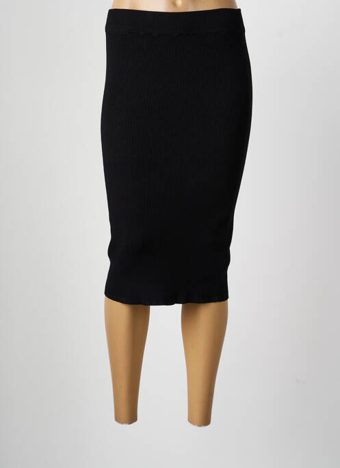 Jupe mi-longue stretch noir B.YOUNG femme