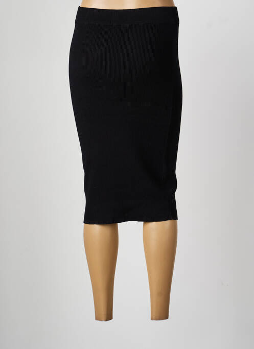 Jupe mi-longue stretch noir B.YOUNG femme