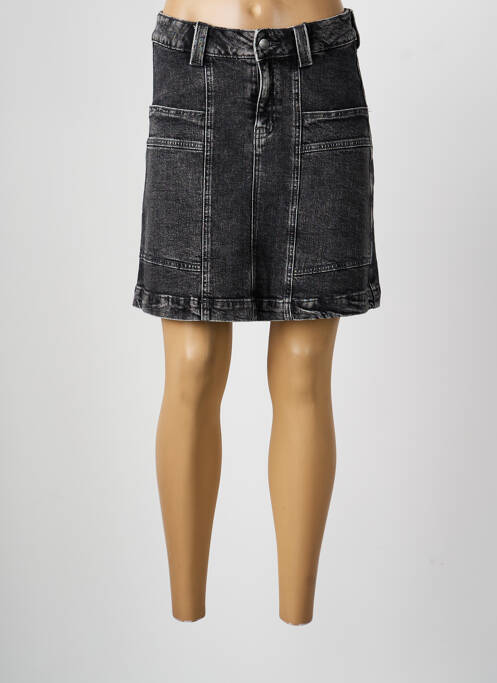 Jupe courte poches gris B.YOUNG femme