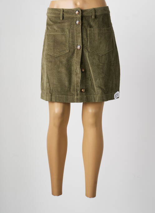 Jupe courte poches vert DEELUXE femme