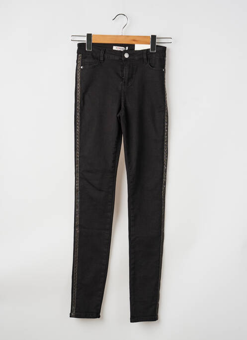 Pantalon slim poches noir MORGAN femme
