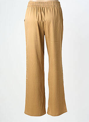Pantalon droit taille élastique beige B.YOUNG femme