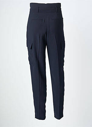 Pantalon slim poches bleu MORGAN femme