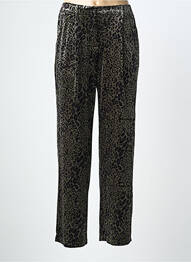 Pantalon droit fermeture zippée sous rabat boutonné vert MOLLY BRACKEN femme