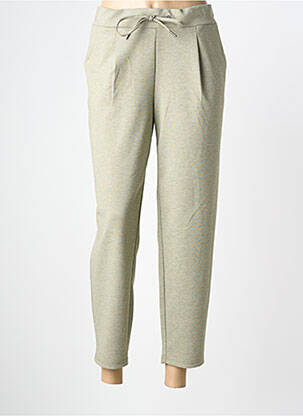 Pantalon 7/8 taille élastique gris B.YOUNG femme