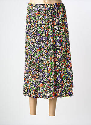 Jupe mi-longue taille normale noir B.YOUNG femme