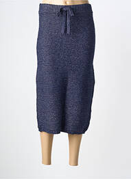 Jupe longue coupe droite bleu TIFFOSI femme