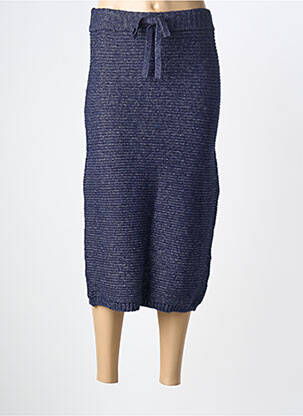 Jupe longue coupe droite bleu TIFFOSI femme