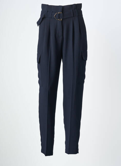 Pantalon slim poches bleu MORGAN femme