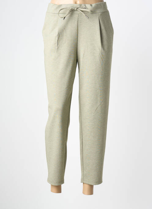 Pantalon 7/8 taille élastique gris B.YOUNG femme