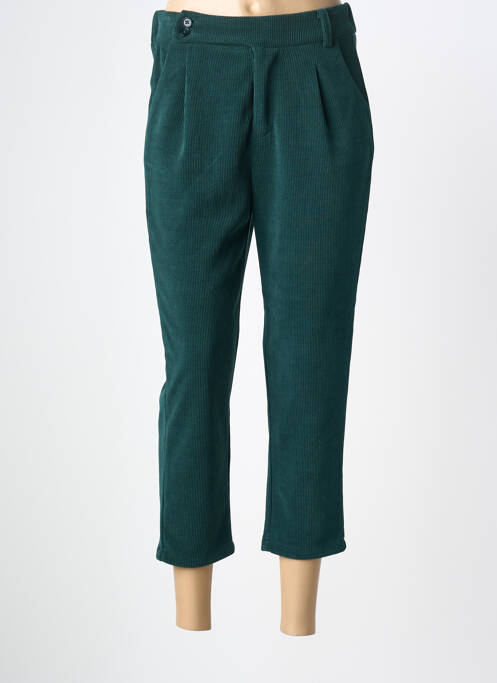 Pantalon 7/8 taille élastique vert MOLLY BRACKEN femme
