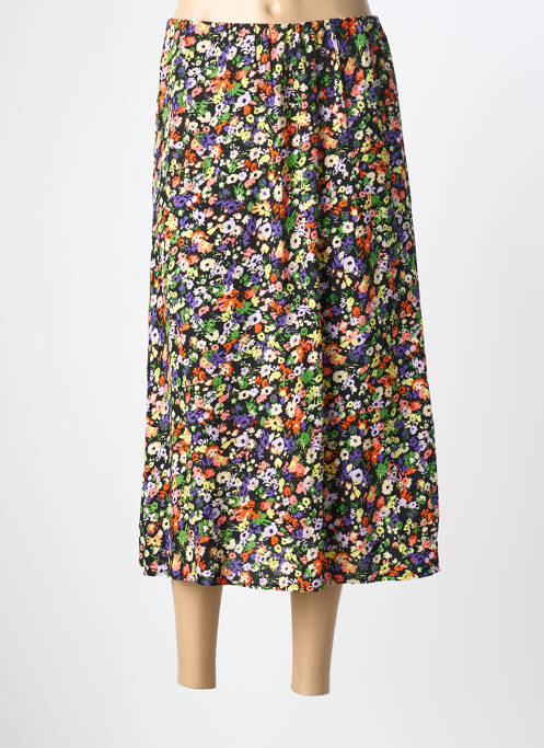 Jupe mi-longue taille normale noir B.YOUNG femme